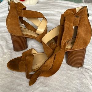 Vince Camuto heels, size 10 brown color